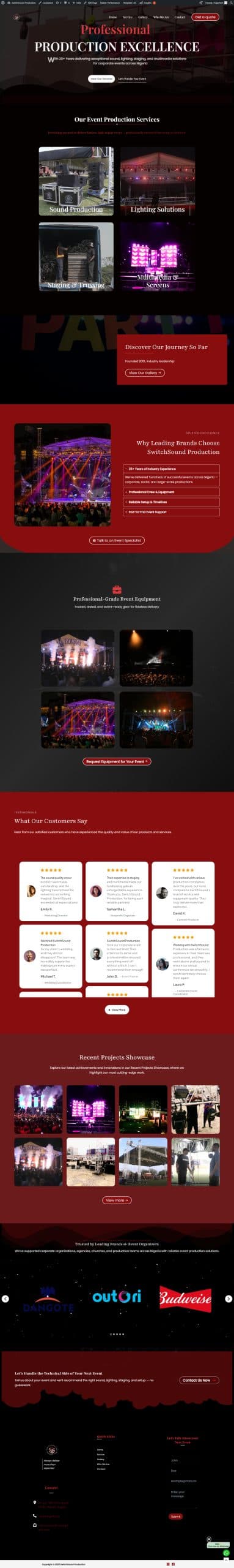Switch Event Gears